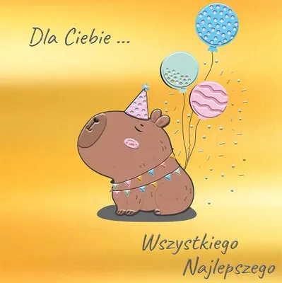 Obrázek produktu pro Karnet KW Kapibara – pro Henryho