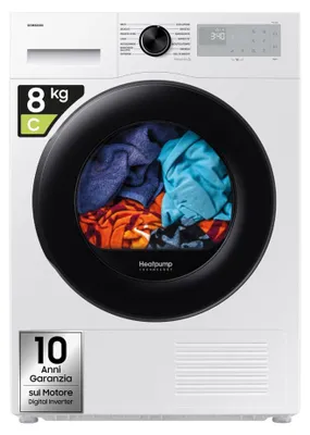 Immagine prodotto di Samsung Asciugatrice Crystal EcoDry 8 Kg DV80DG52B0AHET