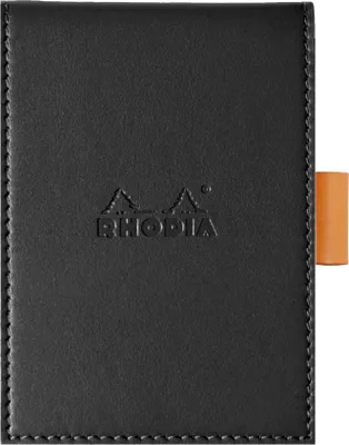 Immagine prodotto di RHODIA 118119C RHODIA Notizblock No. 11, 84 x 115 mm, kariert, schwarz