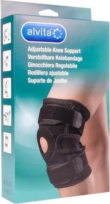 Produktbild von Kniebandage zur gezielten Stabilisierung, elastisch, atmungsaktiv und latexfrei, für Sport & Alltag