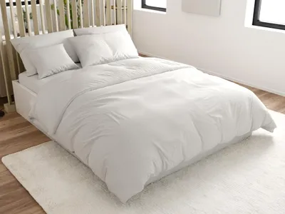 Obrázek produktu pro Krepové povlečení STANDO bílé hotelová kapsa Rozměr povlečení: 70 x 90 cm | 140 x 200 cm