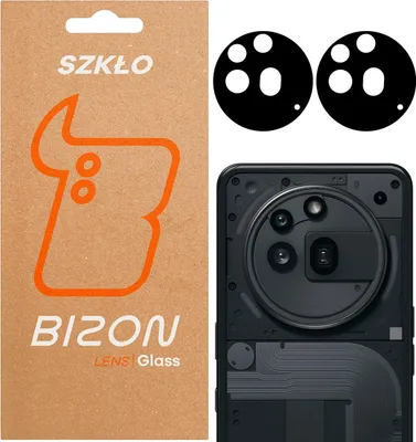 Produktbild von Gehärtetes Glas für die Kamera für Nothing Phone (3a) Pro, Bizon Glass Silk Lens, 2 Stück