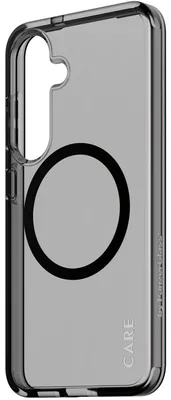 Obrázok produktu pre PanzerGlass CARE™ by ® Smokey Case w. Black Qi Compatible Samsung Galaxy S25, Ochranný obal, Samsung, Samsung - Galaxy S25, Čierna