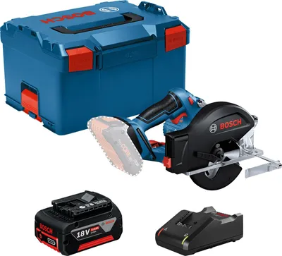 Produktbild von Bosch Akku-Kreissäge GKM 18V-50 Ø 136 mm / 1x 5,0 Ah + GAL 18V-40 in L-Boxx