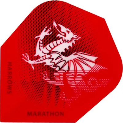 Produktbild von Harrows - Dart Flights "100 Micron" Set RD1986 (Einheitsgröße) (Rot)