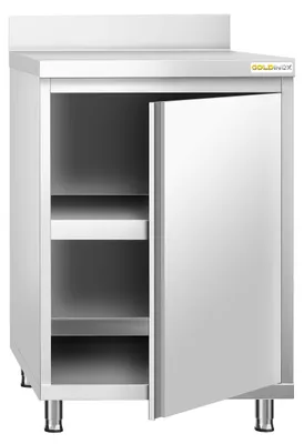 Imagen del producto de Mueble bajo de acero inoxidable, 600x700 mm, de alta calidad - GOLDINOX