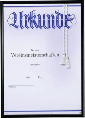 Produktbild von Urkundenrahmen mit Glas, Format DIN A4