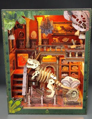 Obrázek produktu pro 2Kids Toys 3D skládačka Zarážka na knihy Miniatura domečku Dinosauří muzeum