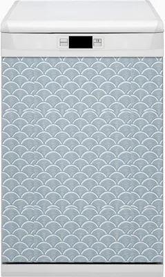 Produktbild von Magnet Folie für Geschirrspüler Küche Magnetmatte 45x80 cm Dekor Geschirrspüle - Fischschulenmuster