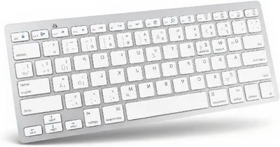 Obrázek produktu pro Bezdrátové klávesnice, tiché a pohodlné, přenosné a kompaktní, Ergonomický design pro PC a notebook (Německo QWSETZ layout)