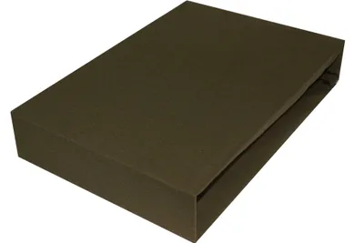 Produktbild von Spannbettlaken Jersey Bettlaken Betttuch Laken mit Gummizug 100% Baumwolle 90x160 cm BRAUN PREMIUM