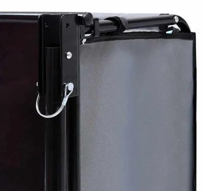 Immagine prodotto di Bicicletta cargo – Carrello di trasporto – Telaio in acciaio – Telaio nero/blu – Capacità di carico: 65 kg – Sistema di attacco rapido