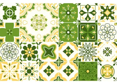 Obrázek produktu pro Samolepicí nástěnné samolepky s motivem dlaždic do kuchyně a koupelny – 24 samolepek Nathasha Azulejo – 24 samolepek, 20 x 20 cm