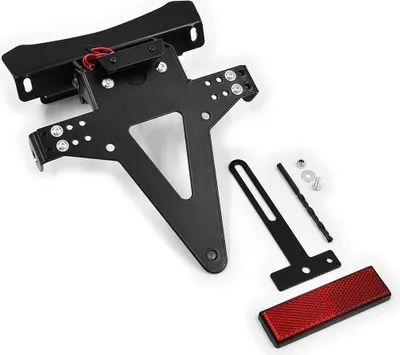 Zdjęcie produktu dla ZIEGER Classic Kompletny uchwyt tablicy rejestracyjnej kompatybilny z Kawasaki Versys 650 BJ 2006-09