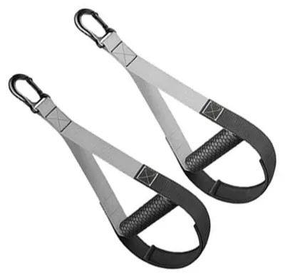 Produktbild von INF Schlingentrainer-Gurte für Zuhause – Core- und Bauchtraining mit ergonomischen ABS-Griffen, hochfester Zugleine und einfacher Montage