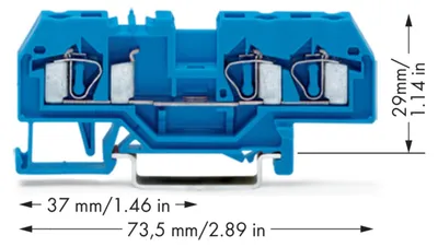 Obrázok produktu pre Wago 281-684, 6 mm, 73,5 mm, 29 mm, 800 V