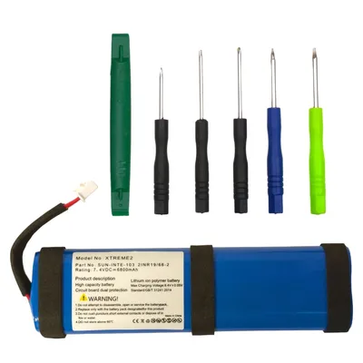 Produktbild von Akku kompatibel mit JBL 2INR19/66-2, SUN-INTE-103 - Li-Ion 6800mAh - für Xtreme 2, JBLXTREME2BLKAM, JBLXTREME2BLUAM