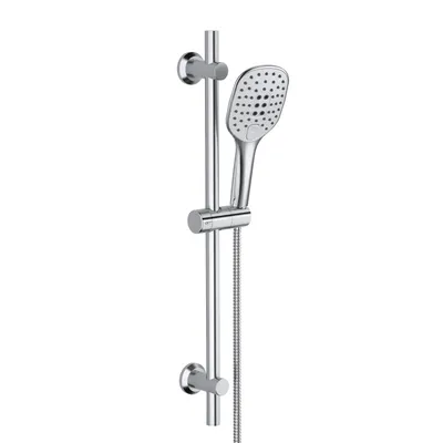 Produktbild von JOHO Edelstahl Duschstange 70 cm Chrom Duschbrause mit Schlauch – Wie