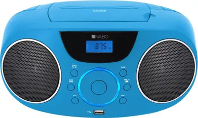 Produktbild von Tragbares Radio Melody Pr 815, CD-Player, USB, LED Beleuchtung, Blau