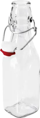 Produktbild von Rechberger Flasche 0,25L, m. Bügelverschluss, kantig