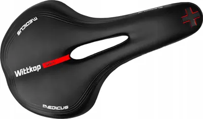 Zdjęcie produktu dla Siodełko rowerowe Wittkop Twin Medicus 4.0 do MTB / Race - czarne