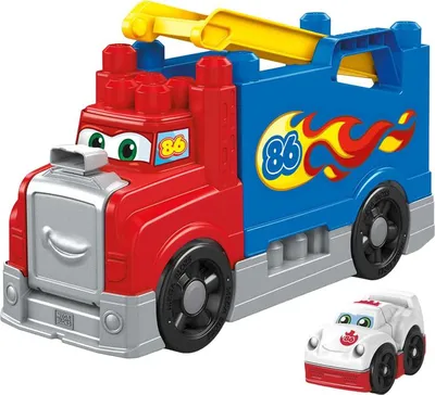 Image de Mega Bloks Fast Tracks camionnette de course avec sons (15 pièces)