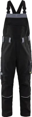Produktbild von Blakläder Flammschutz Latzhose 2861 1516 in schwarz/grau, Größe:46