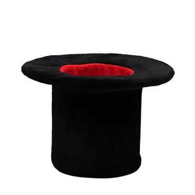 Obrázok produktu pre Plyšová čiapka 10 cm čierna / červená, 33969B
