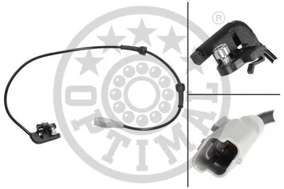 Produktbild von OPTIMAL ABS Sensor Raddrehzahl Hinten Links Hinten Rechts passend für PEUGEOT 307 CC (3B) 06-S497