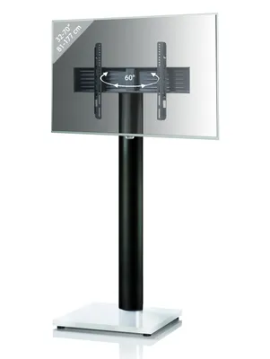 Produktbild von VCM TV Standfuß 32-70 Zoll | VESA max. 600x400 bis 30 kg | Fernseh Ständer aus Alu | TV Bodenständer Maße ca. H. 174 x B. 68 x T. 54 cm | Fernsehstand Onu