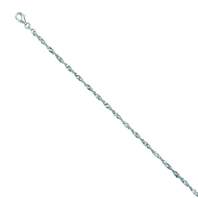Produktbild von F Armband 925/- Sterling Silber 19cm weiß 064260092-19
