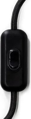 Immagine prodotto di Creative-Cables Interruttore bipolare infracavo – (Nero, 60 x 25 x 15 mm) – Morsetti a vite – Per cavi 2x0,75 mm²