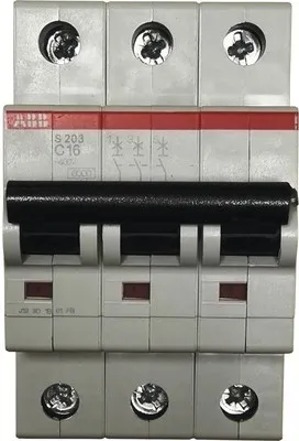 Produktbild von S203-C16 16A Sicherungsautomat C 3-polig