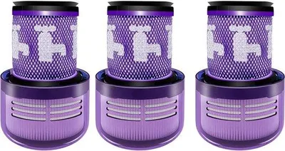 Productafbeelding van 3x HEPA Filter geschikt voor Dyson V12 Detect Slim & Absolute motorfilter 971517-01