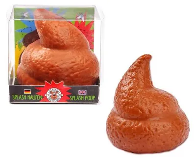 Produktbild von Kackhaufen Scherzartikel – Anti Stress Ball Squishy 7cm – lustiger Poop Gag Spielzeug – für Kinder Erwachsene – Halloween Fasching Karneval