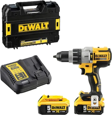 Obrázok produktu pre DeWALT DCD996P2, Pištoľová vŕtačka, Rýchloupínanie, Čierna, Žltá, 1,3 cm, 5,5 cm, 1,5 cm
