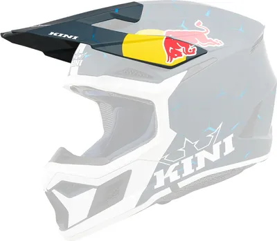 Produktbild von Kini Red Bull Visor MX3 Youth Helmet 1.0 blue/white