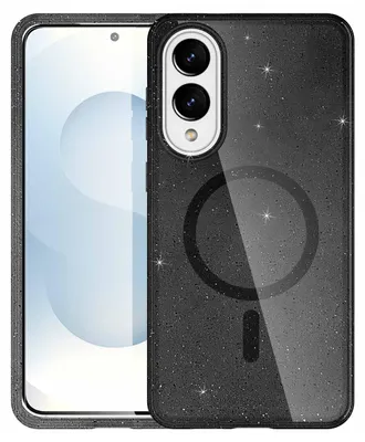 Produktbild von imoshion Sparkle Back Cover mit MagSafe Samsung Galaxy S25 Edge - Schwarz