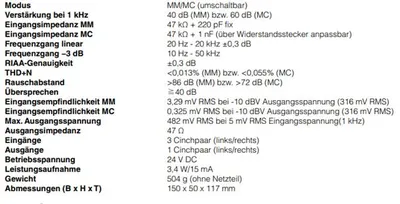 Zdjęcie produktu dla Wzmacniacz stereo Thorens MM 008