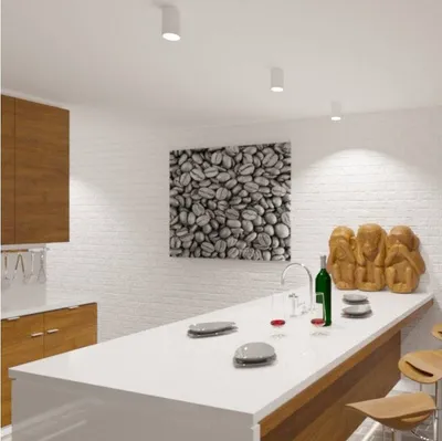 Obrázek produktu pro Stmívatelné stropní LED svítidlo TUBUS C, Varianta: 9 W, 4000 K, 820 lm, bílá, TRIAC