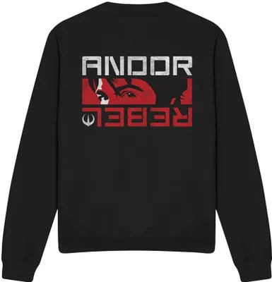 Produktbild von Star Wars - "Andor Rebel Spy" Sweatshirt für Herren/Damen Uni TV3856 (XL) (Schwarz)