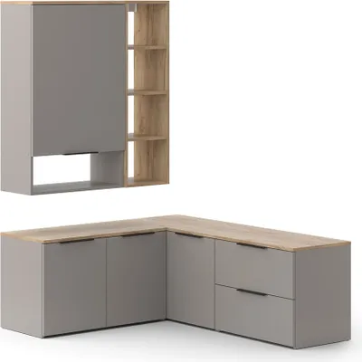 Produktbild von Wohnwand Vicco Wido Greige 5 Teile, Model 57465
