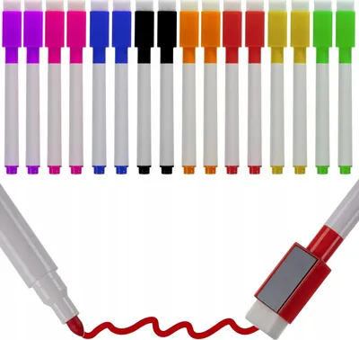 Produktbild von Maaleo 21647 Trocken abwischbare Marker - 16er-Set