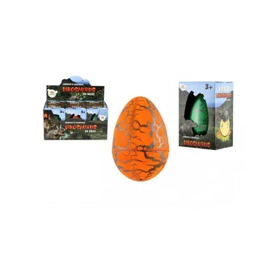 Produktbild von Vejce líhnoucí a rostoucí dinosaurus plast 2 barvy v krabičce 10x15cm 6ks v boxu