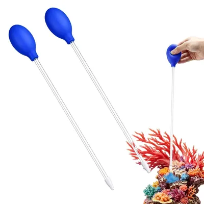 Productafbeelding van 2 stuks aquariumpipetten, 40 cm aquariumvoederpipetten