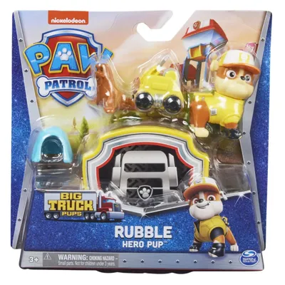 Obrázek produktu pro PAW Patrol PAW FGR HeroPupsBgRgsRubble OC GML, 3 rok/roky, Tlapková patrola, Vícebarevný