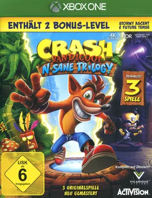 Produktbild von Crash Bandicoot - N.Sane Trilogy (inkl. 2 Bonuslevel) - Konsole XBox One