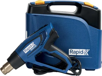 Immagine prodotto di Pistola RAPID R2200 LCD, valigetta, display LED, regolazione temperatura, ad aria calda, 650C, 2200 W
