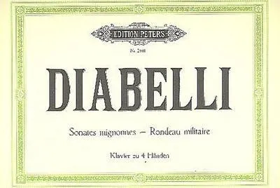 Produktbild von Sonates mignonnes op.150 und Rondeau militaire op.152für Klavier zu 4 Händen