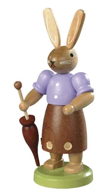 Produktbild von Hasenfrau farbig (11cm) von Müller Kleinkunst